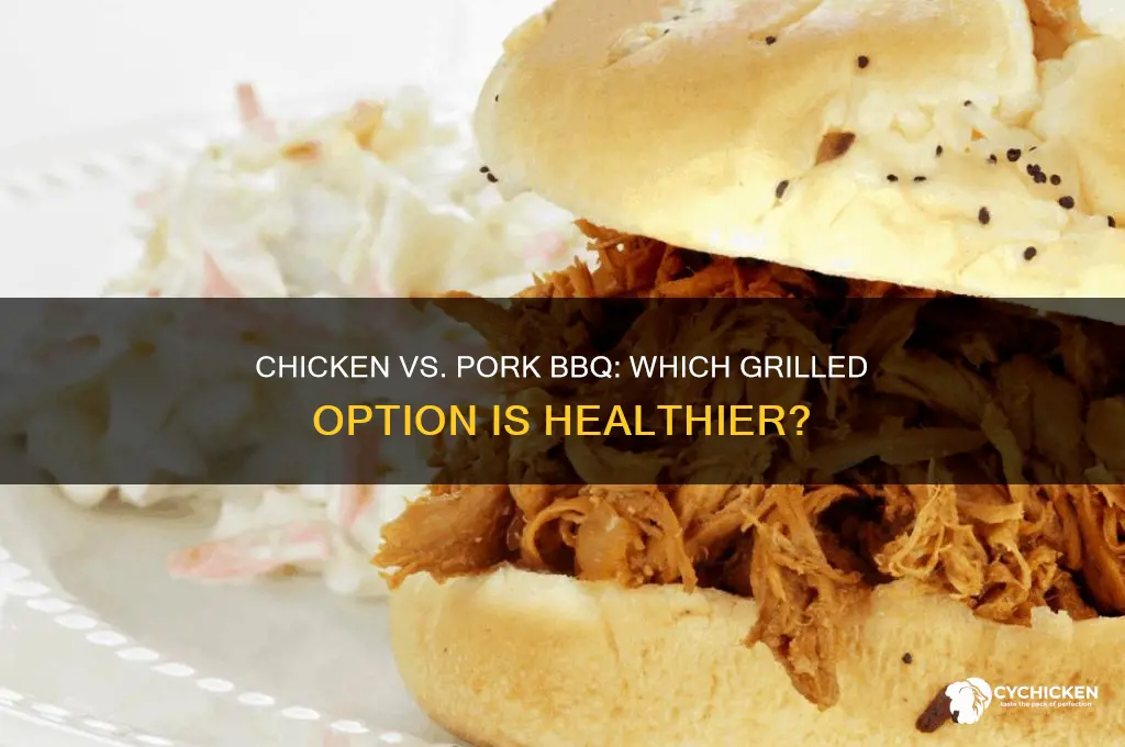 is chicken barbecue better for you than pork
