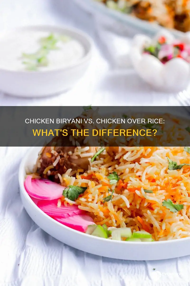 is chicken biryani the same as chicken over rice