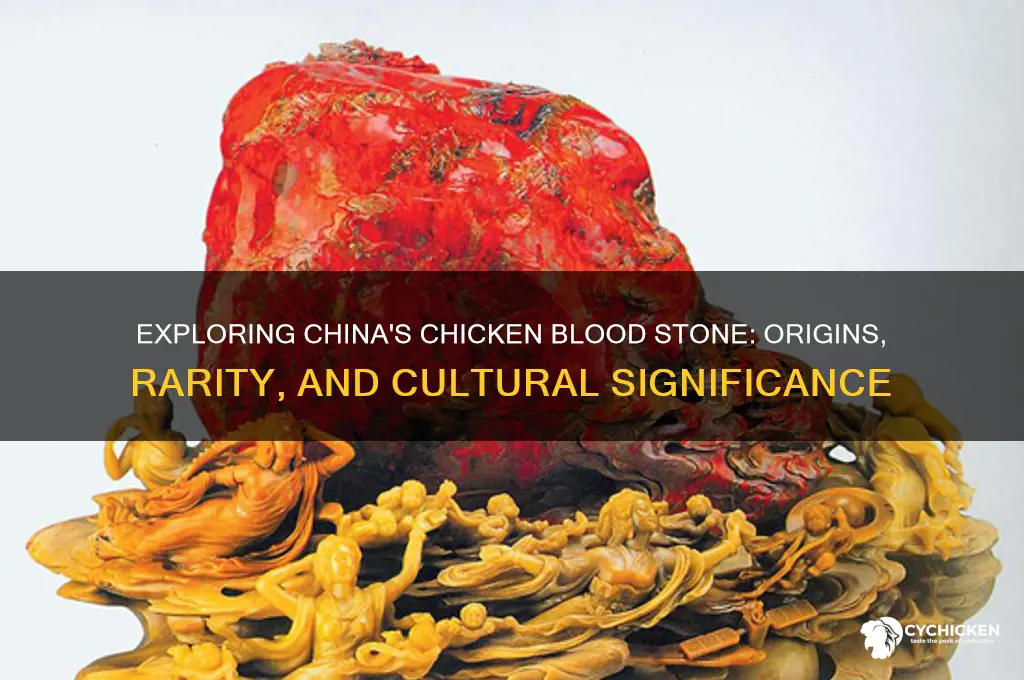 is chicken blood stone found in china