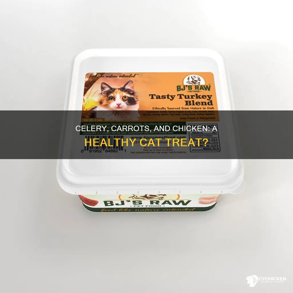 is chicken bouled in celery and carrotsgood for cats