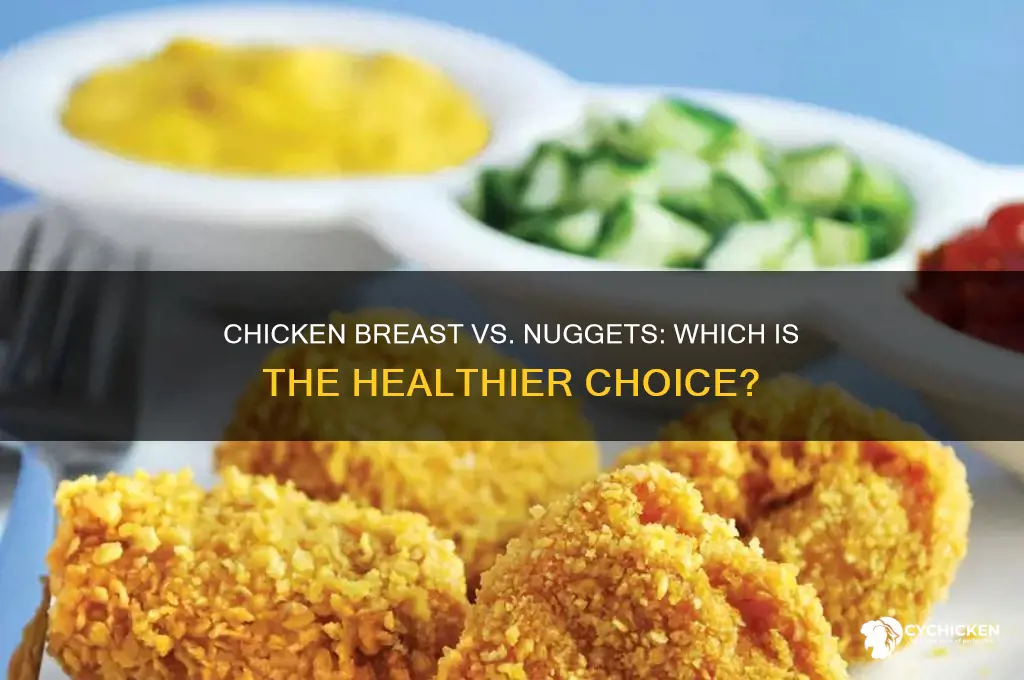 is chicken breast better than chicken nuggets