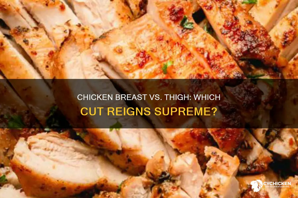 is chicken breast better than chicken thigh