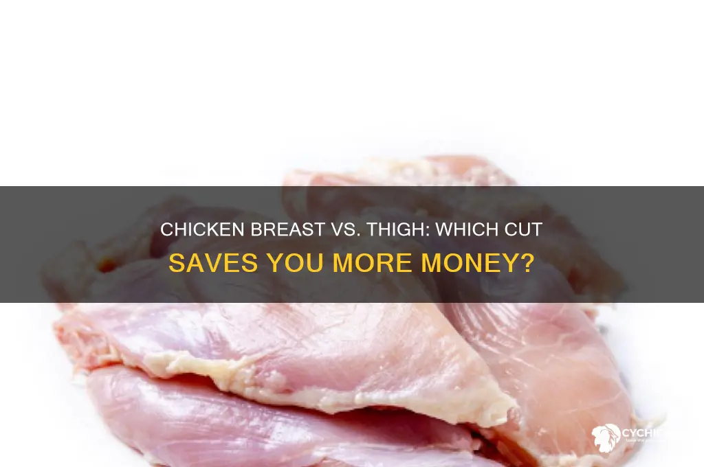 is chicken breast or thigh cheaper