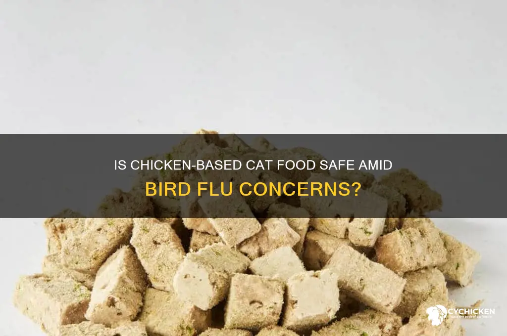 is chicken cat food safe from bird flu