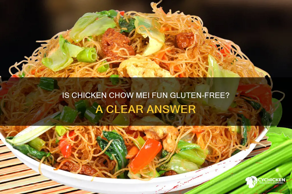 is chicken chow mei fun gluten free
