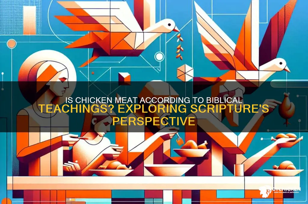 is chicken considered meat in the bible