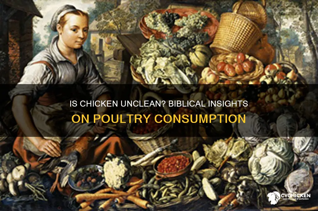 is chicken considered unclean in the bible