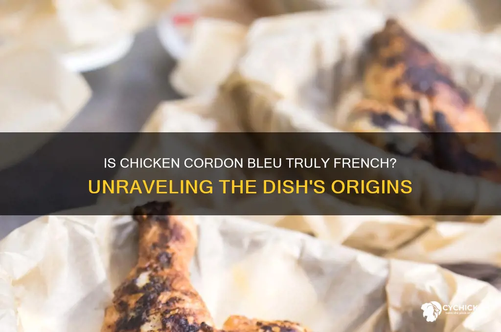 is chicken cordon bleu actually a french dish