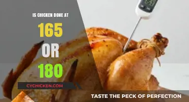 Chicken Done at 165 or 180: The Ultimate Temperature Debate