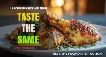 Chicken Drumsticks vs. Thighs: Uncovering the Flavor Differences