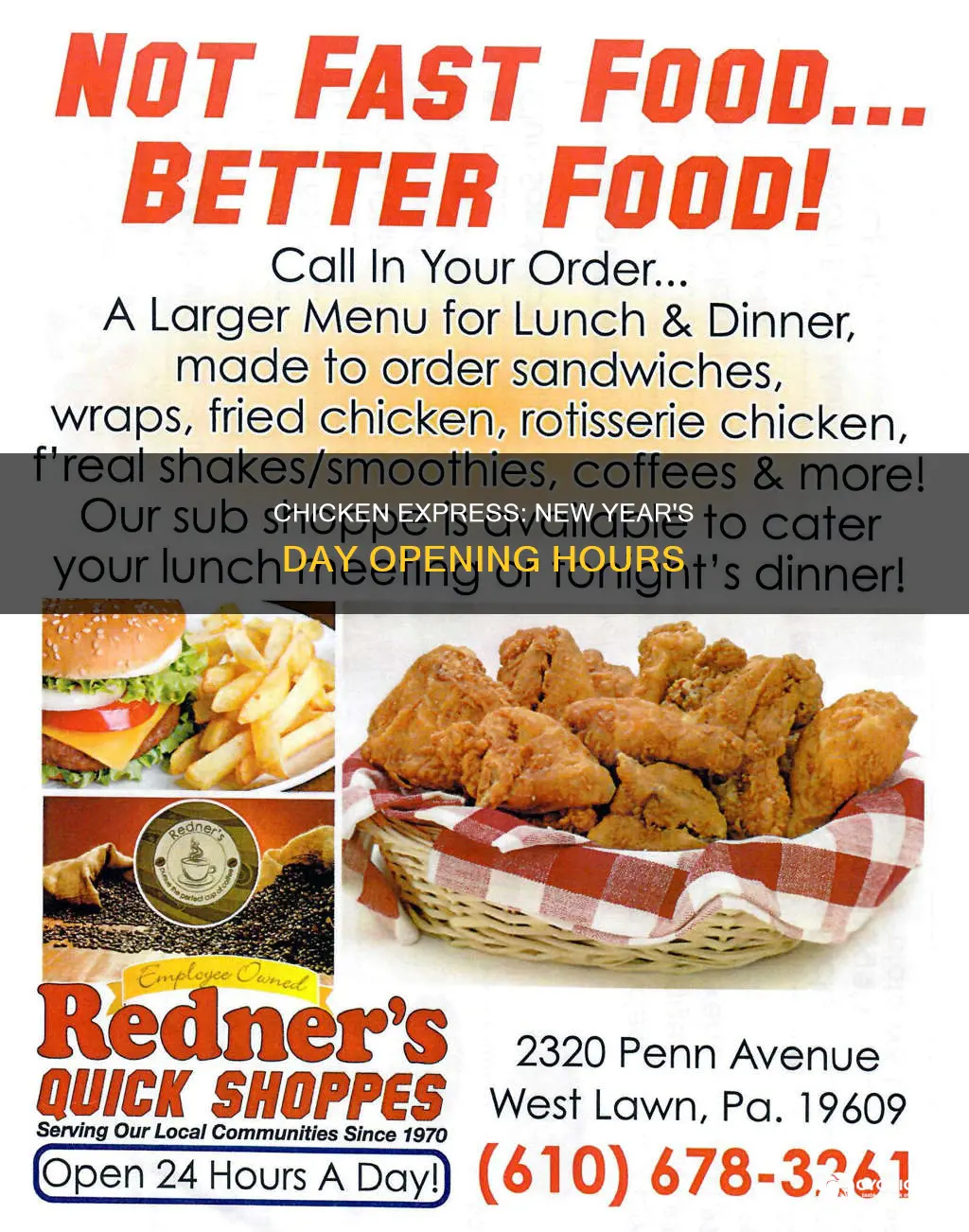 is chicken express open on new year