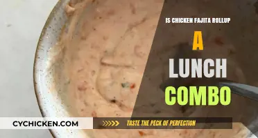 Chicken Fajita Rollup: The Perfect Lunch Combo or Snack?