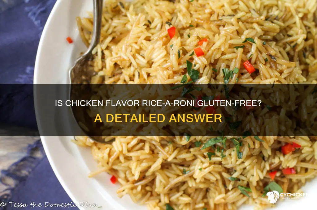 is chicken flavor rice a roni gluten free