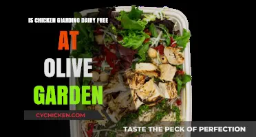 Is Olive Garden's Chicken Giardino Dairy-Free? A Detailed Look