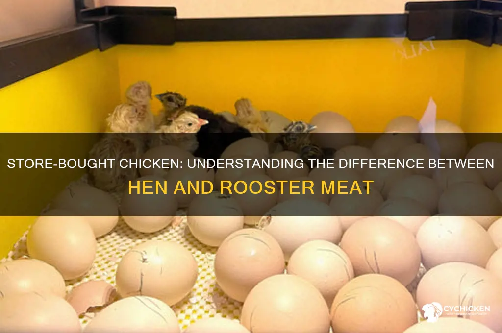 is chicken in a store hen or rooster
