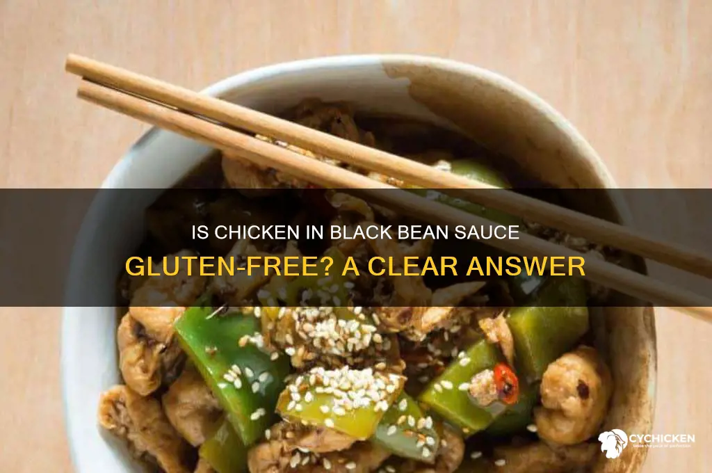 is chicken in black bean sauce gluten free