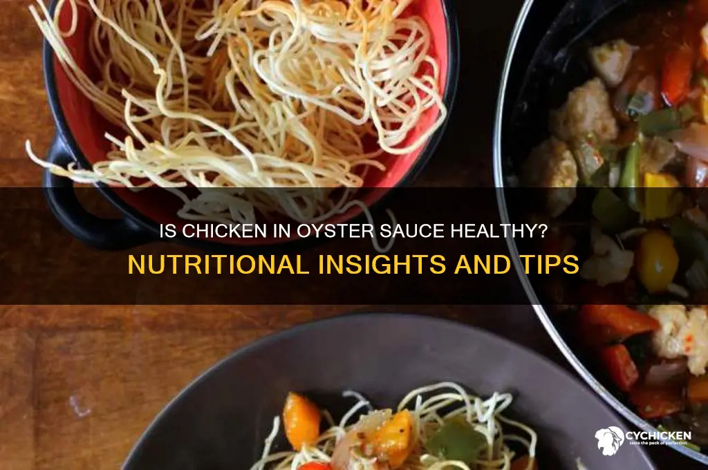 is chicken in oyster sauce healthy