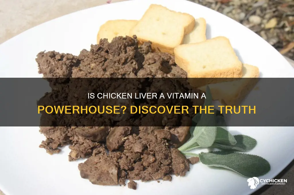is chicken liver high in vitamin a