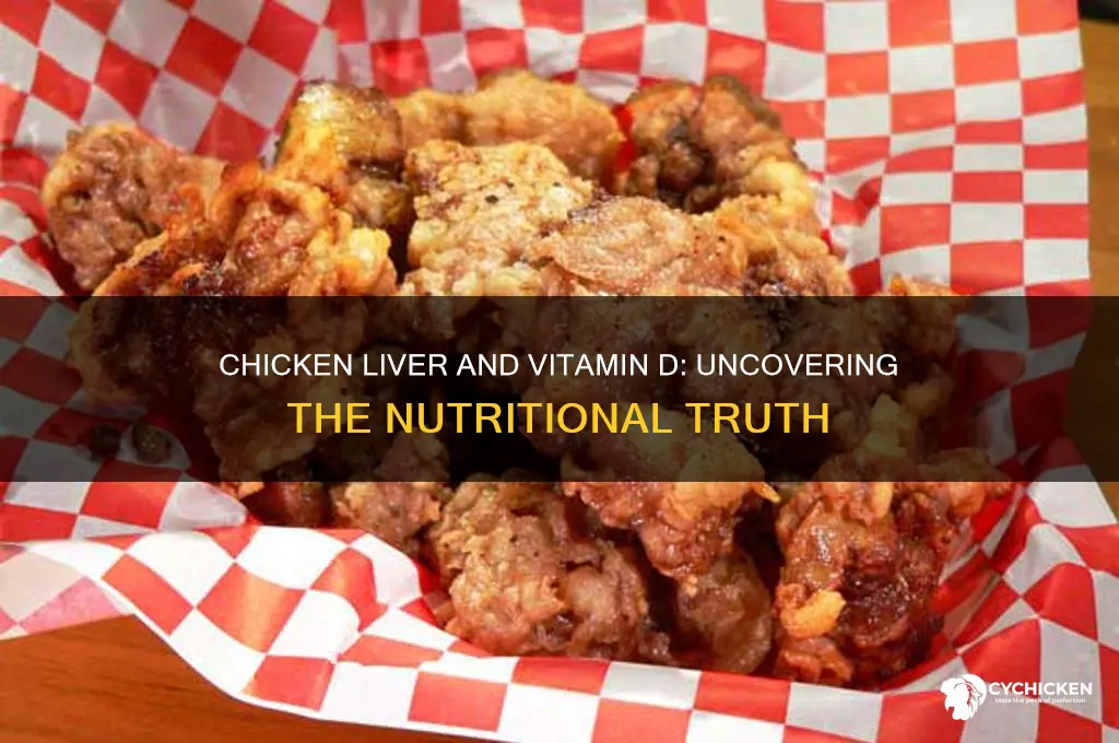 is chicken liver high in vitamin d