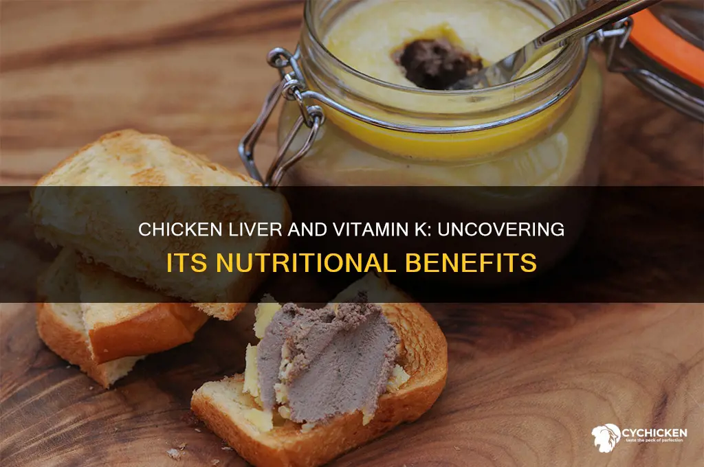 is chicken liver high in vitamin k