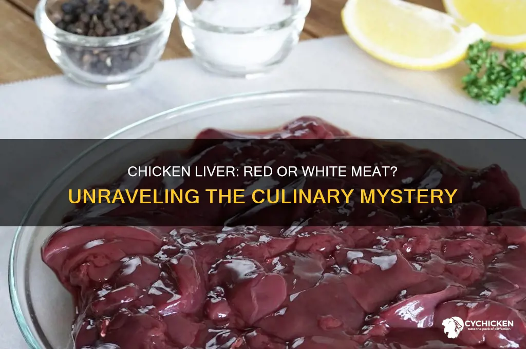 is chicken liver red or white meat