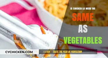 Chicken Lo Mein vs. Veggies: Are They the Same Dish?
