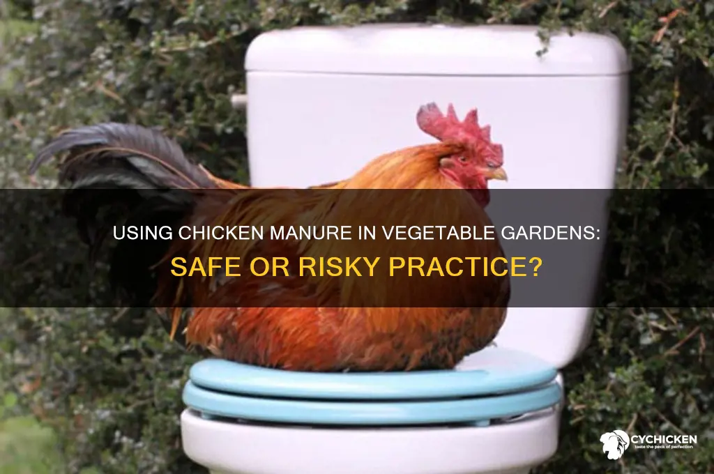 is chicken manure safe for vegetable gardens