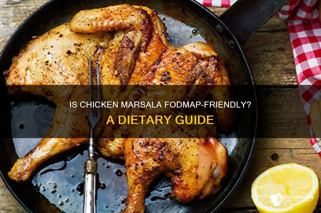 is chicken marsala part of the fodmap diet