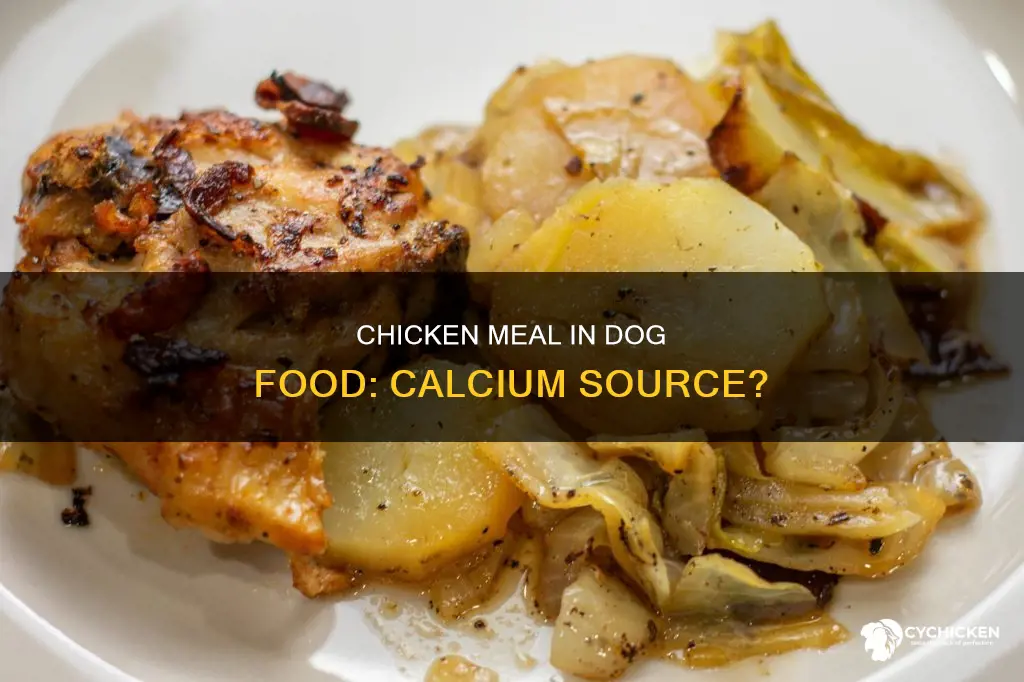 is chicken meal in dog food a source of calcium