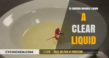 Is Chicken Noodle Soup Broth Considered a Clear Liquid?