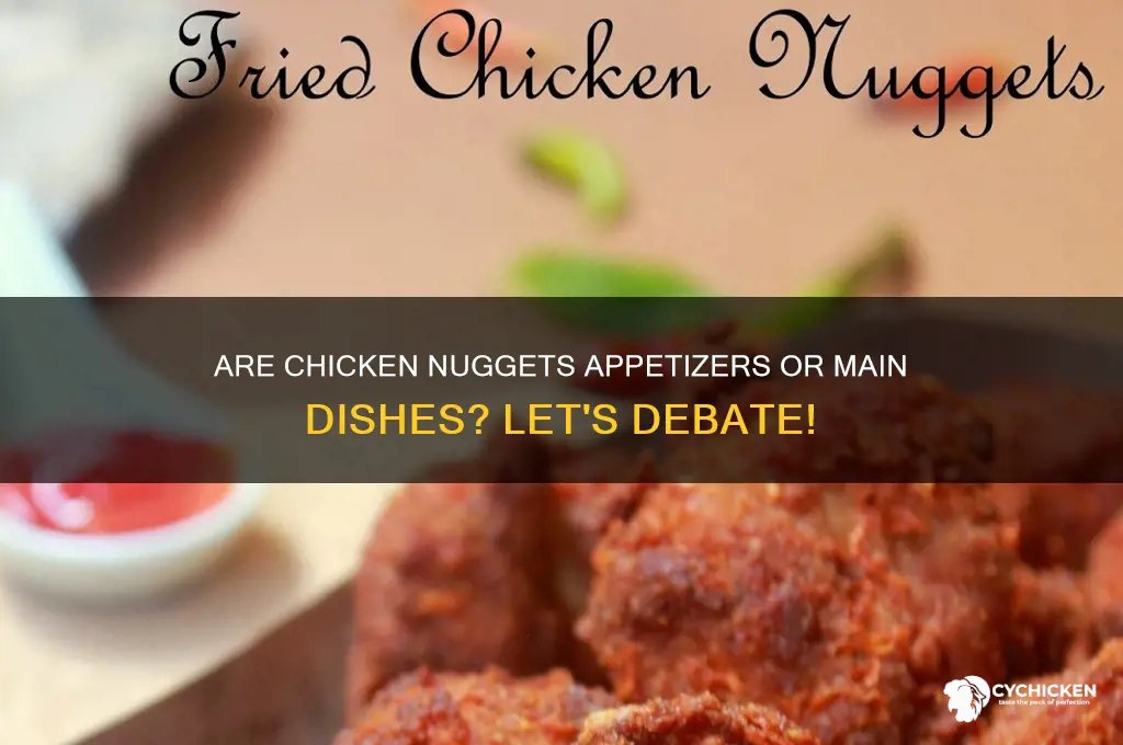 is chicken nuggets an appetizer
