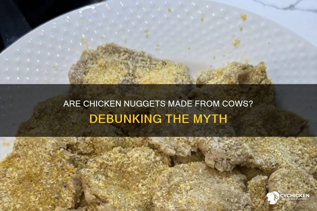 is chicken nuggets made out of cows