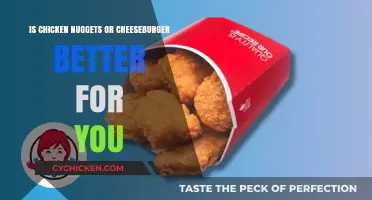 Chicken Nuggets vs. Cheeseburgers: Which Fast Food Choice is Healthier?
