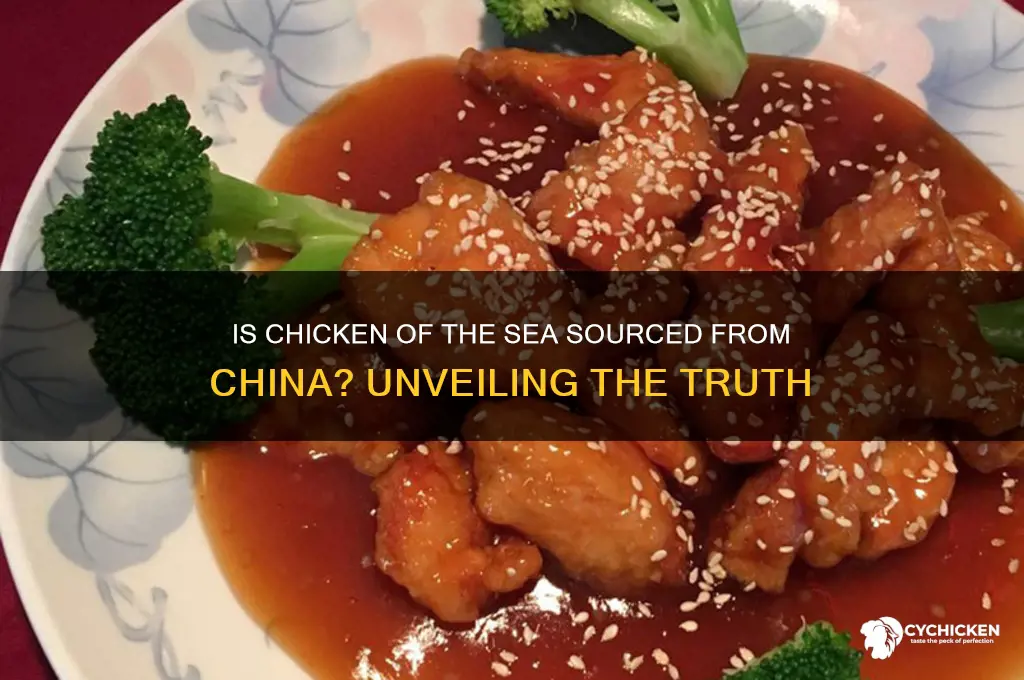 is chicken of the sea from china