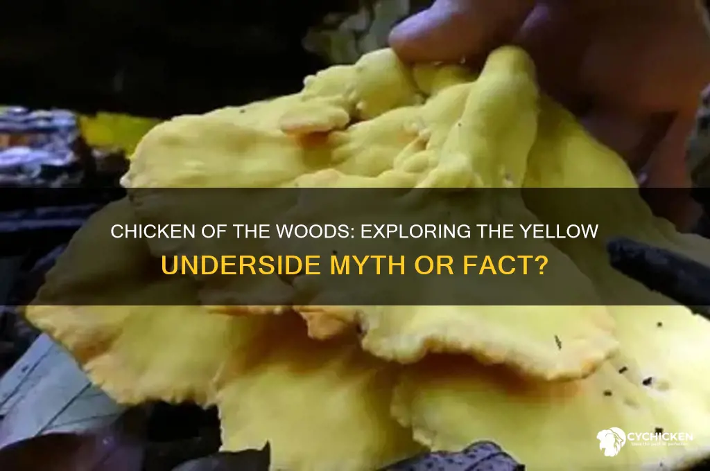 is chicken of the woods yellow underside
