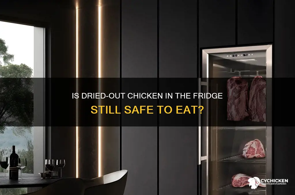 is chicken ok if dried out in fridge