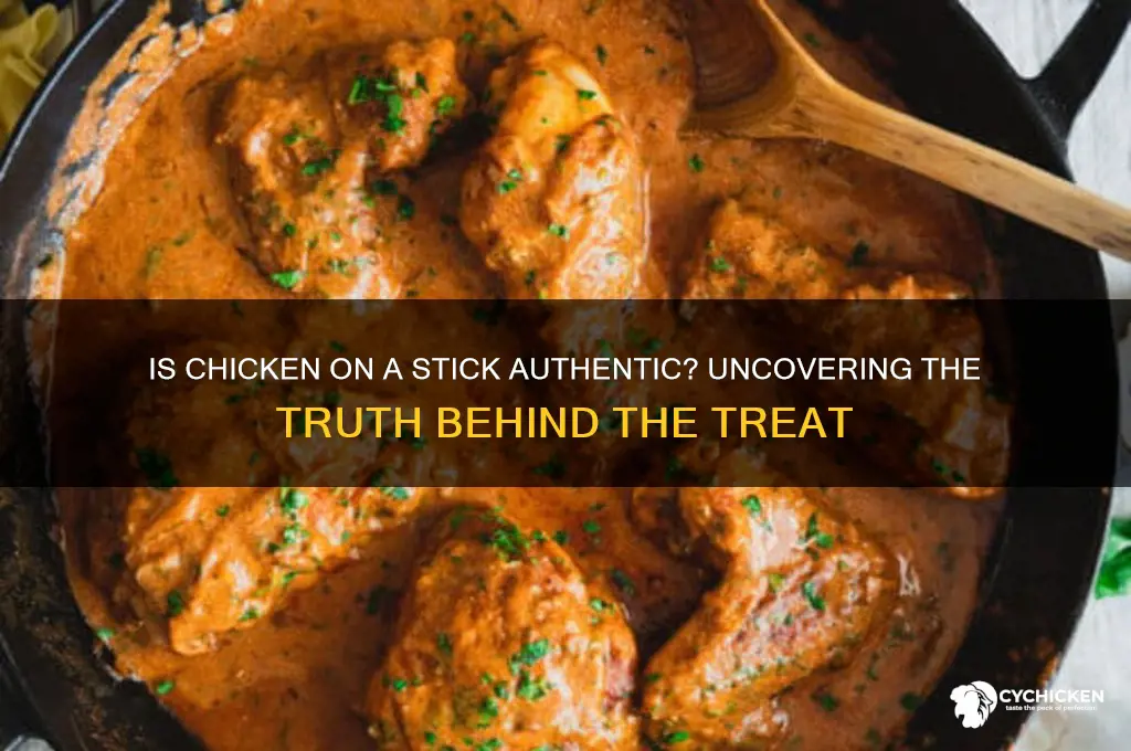 is chicken on a stick ever really chicken