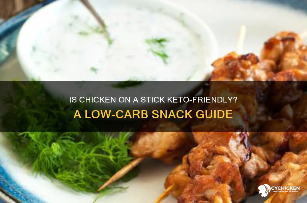 is chicken on a stick keto friendly