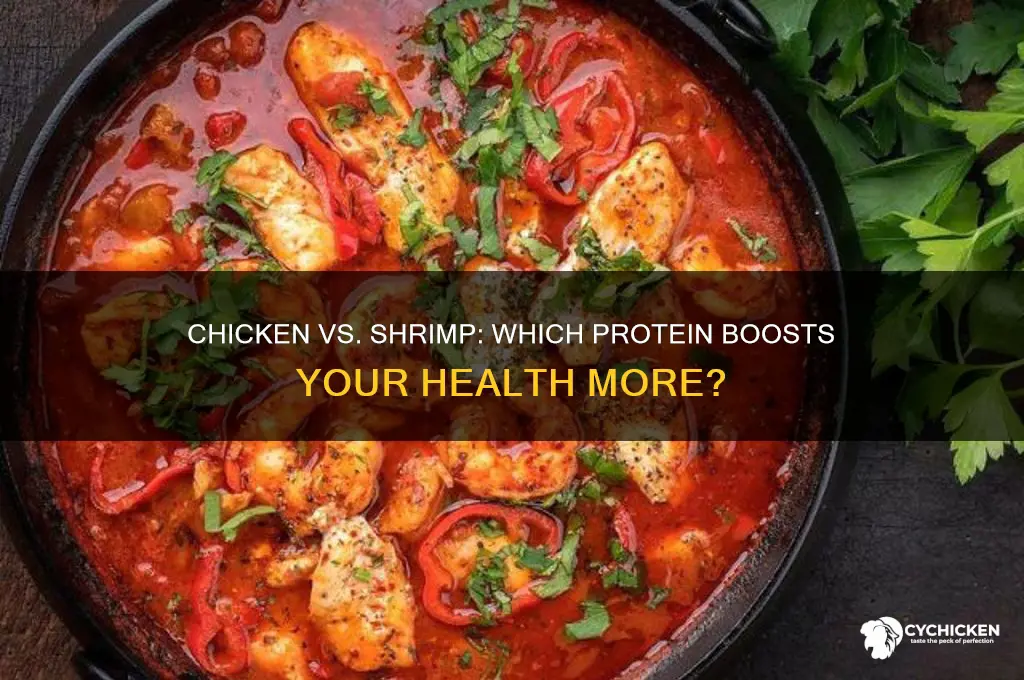 is chicken or shrimp better for you