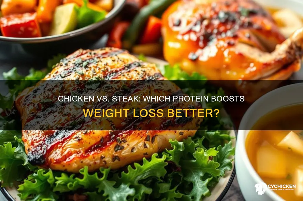 is chicken or steak better for weight loss