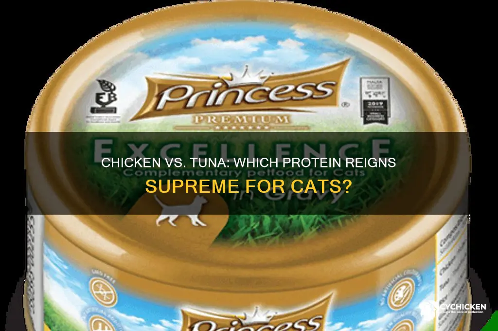is chicken or tuna better for cats