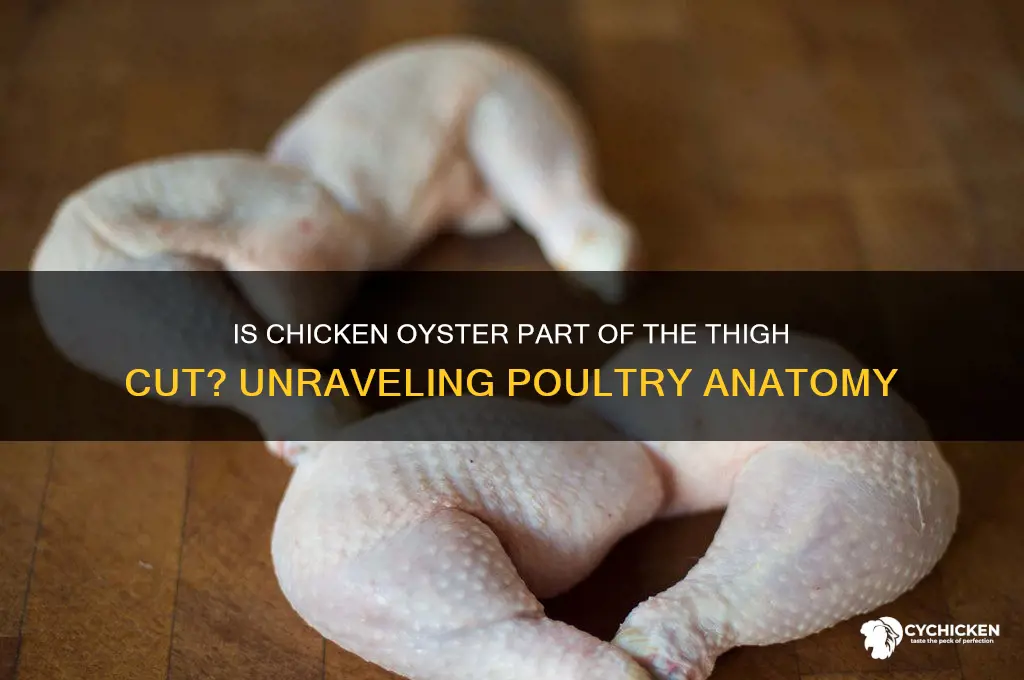 is chicken oyster part of thigh cut