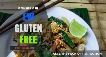 Is Chicken Pad See Ew Gluten-Free? A Complete Guide