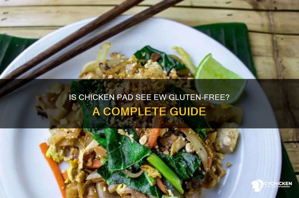is chicken pad see ew gluten free