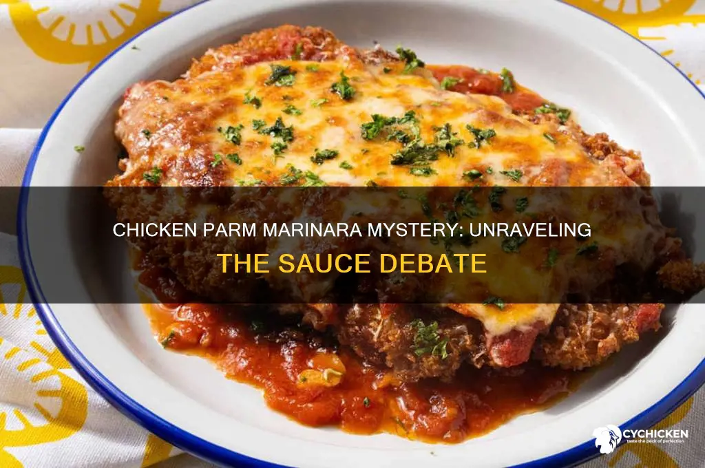 is chicken parm made with marinara sauce