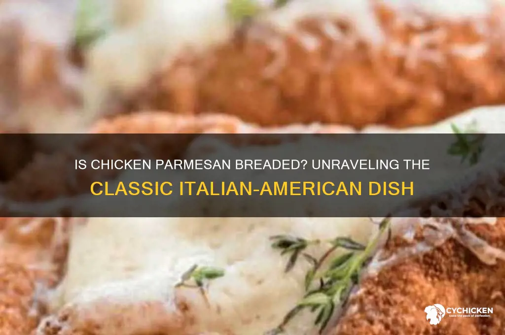 is chicken parmesan made with breaded chicken