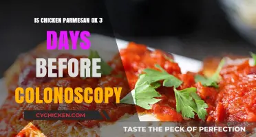 Chicken Parmesan Before Colonoscopy: Safe or Risky 3 Days Prior?