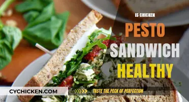 Is Chicken Pesto Sandwich a Healthy Lunch Choice?