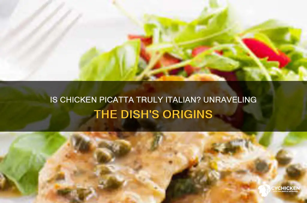 is chicken picatta a traditional italian dish