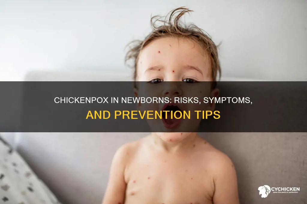 is chicken pocks dangerous for new born